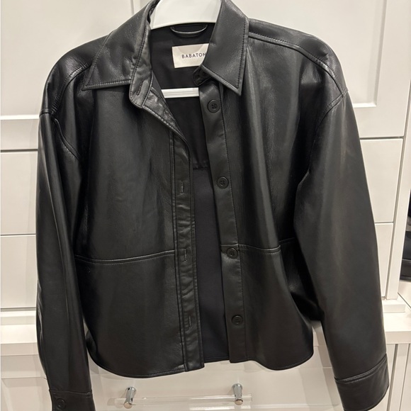 Babaton Sleek Black Leather Jacket